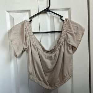 EUC • Abercrombie & Fitch • S • Off The Shoulder Top • Ruffle Slv